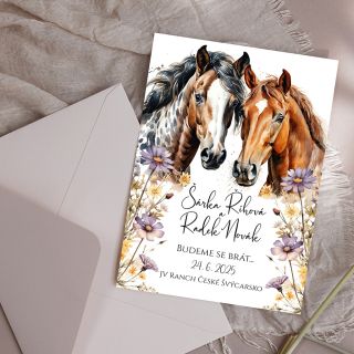 Pro všechny milovníky koní jsme připravili nový design svatebních tiskovin! 🐎✨ Svatební tiskoviny s koňmi jsou ideální pro...