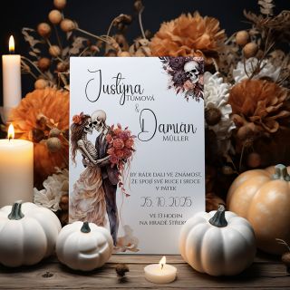 Láska až za hrob... doslova 🪦 Originální, temně romantické a naprosto nezaměnitelné svatební oznámení pro páry, které se...